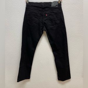 Men’s Levi Strauss. Black Denim Jeans.  Sz 33/34